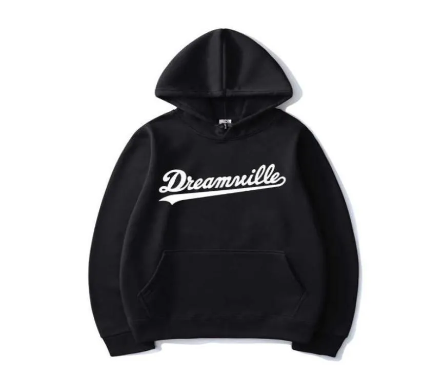 Dreamville Print Hip Hop Hoodies J Cole Fashion Streetwear Men Women Casual Hooded Sweatshirt Hoodie Sport Pullover Unisex Tops X02229521