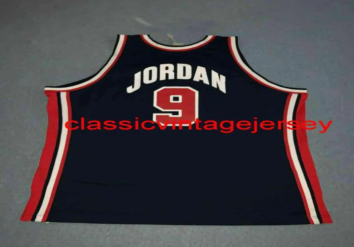 Mężczyźni Kobiety Młodzież Mitchell Ness 1992 Dream Team Michael Navy Jersey Hafdery Custom Dowolne nazwisko numer xs5xl 6xl5776763