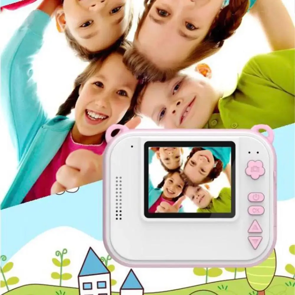 コネクタキッズクリスマスおもちゃギフト2 ''インスタントサーマルプリントデジタルカメラ教育の子供カメラ自動的に写真を印刷する