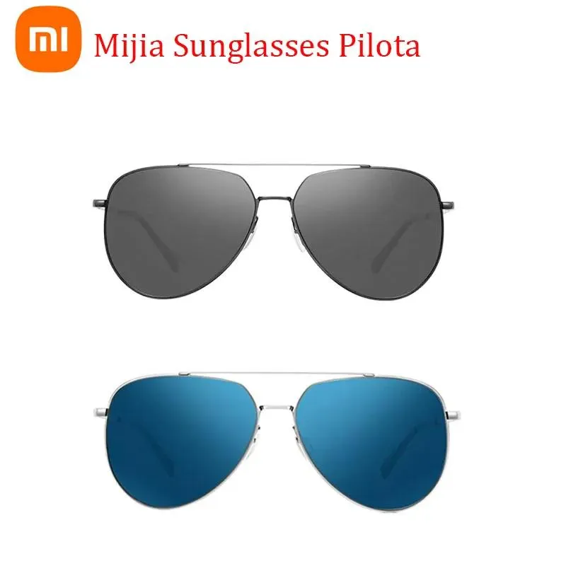 Occhiali da sole Xiaomi Mijia Occhiali da sole Pilota per uomo Donna Uv400 Antiolio Hd Nylon Luce polarizzata Design di marca Occhiali da sole sportivi da guida