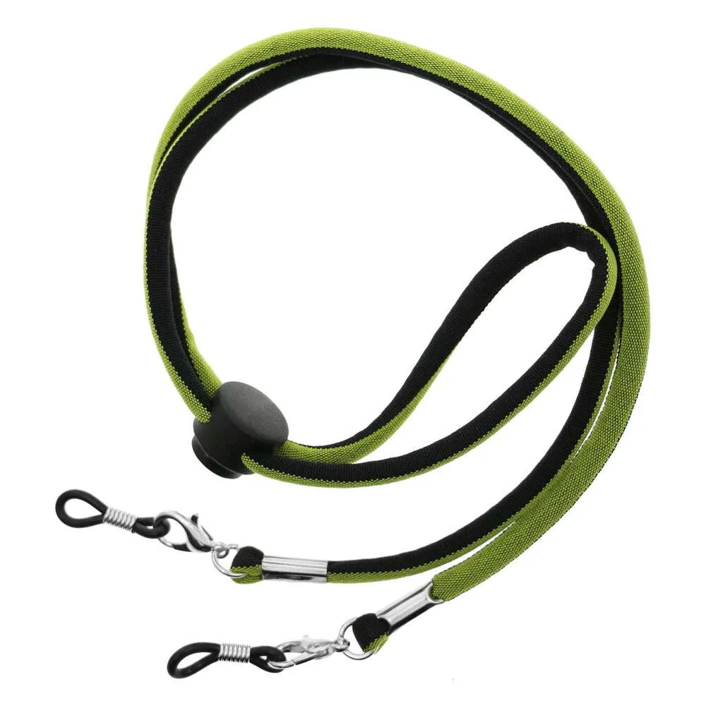 Eyeglass Strap Durable Anti Lost Portable Glasses Holder Chains Neck Lanyard Cord Adult Kids Men Woman Green and Black