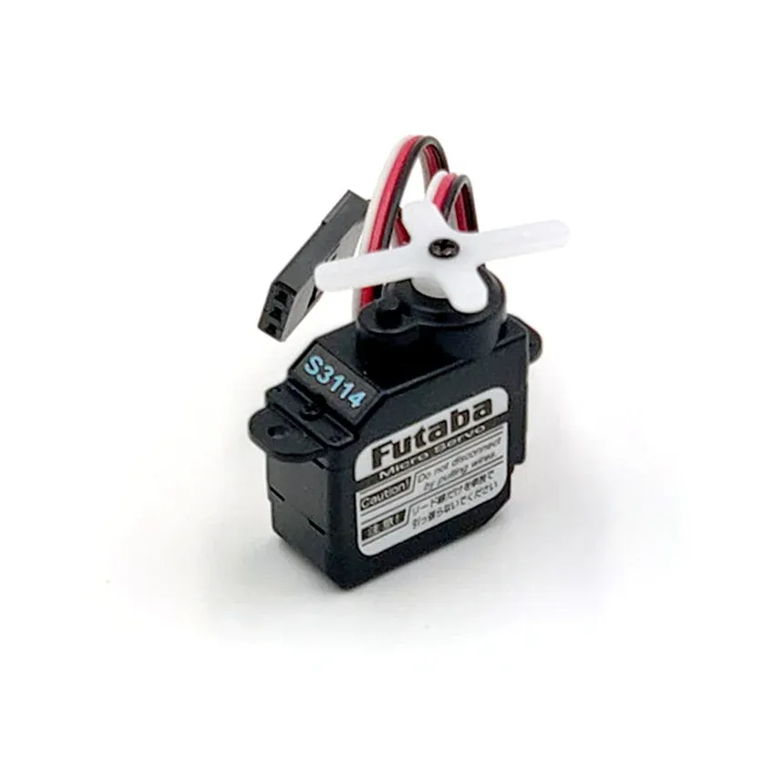 Futaba S3114 Ultra-Mini Analog Servo / Full Resin Gear Ultra-Mini Servo for RC Fixed-Wing Plane / RC Drone