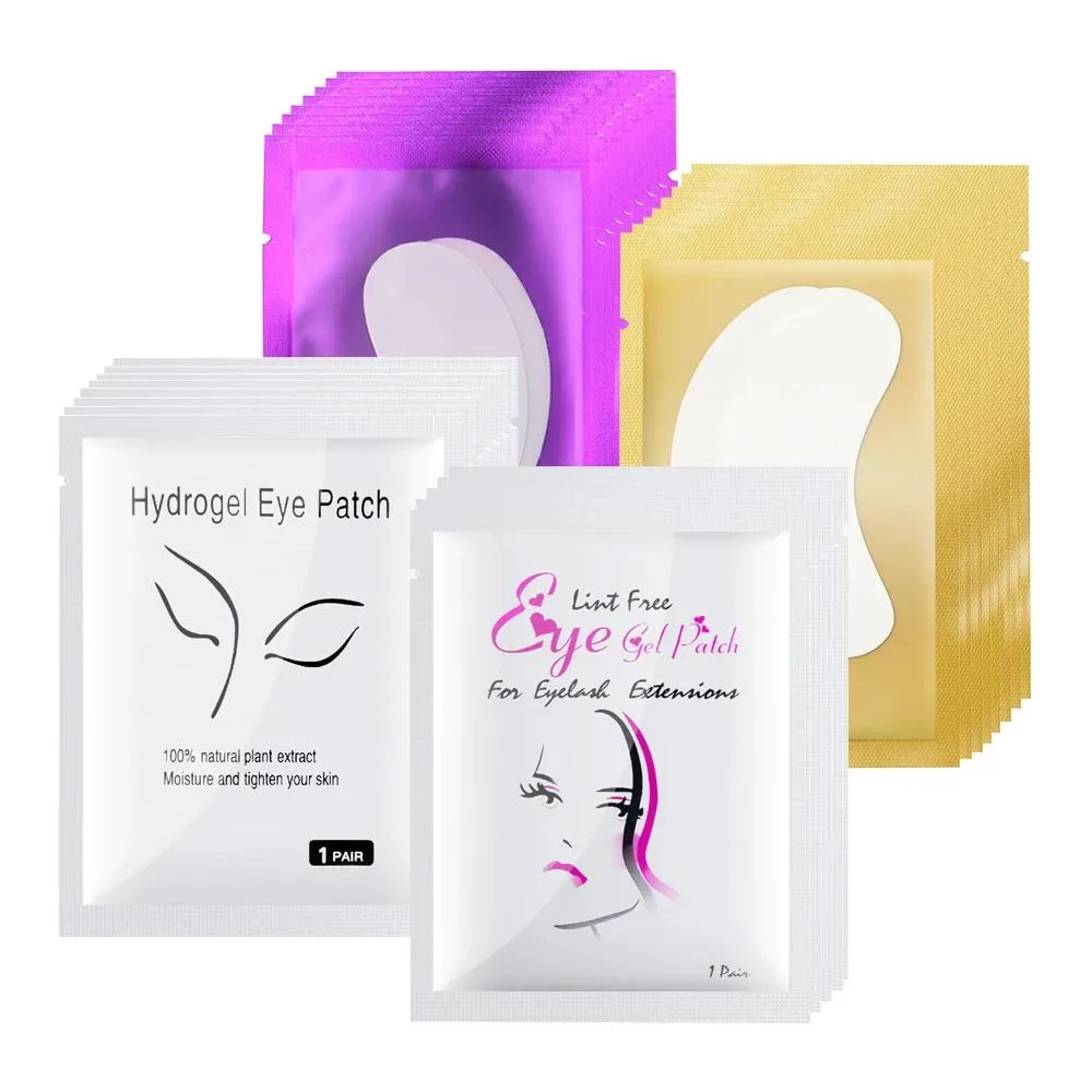 Borstar 200/400Pares Eyelash Extensions Hydrogel Patches Eyelashes Under Eye Pad Supplies Patches For Lash Extension Makeup Tool Sticker