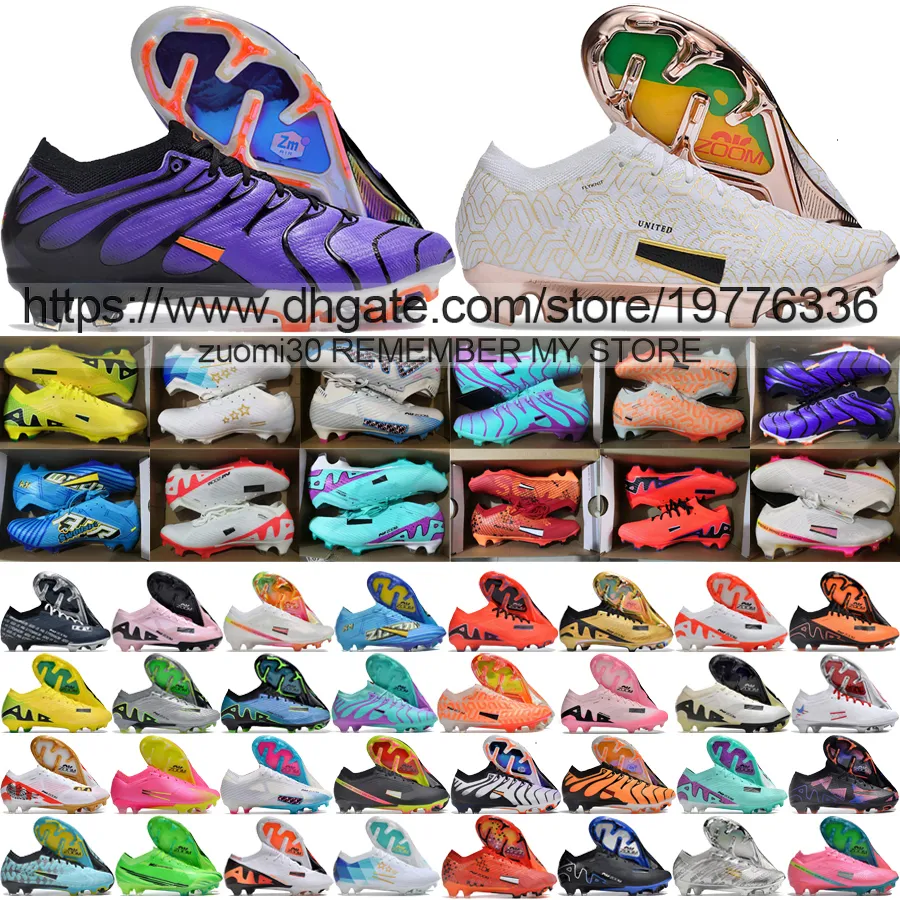 Soccer Boots,Football Cleats,Soccer Shoes.Men Leather Comfortable Training Ronaldo Mbappe Strong;Zoom Mercurial Vapores 15 Elite Fg Acc Us 6.5-12 Send With Bag Quality