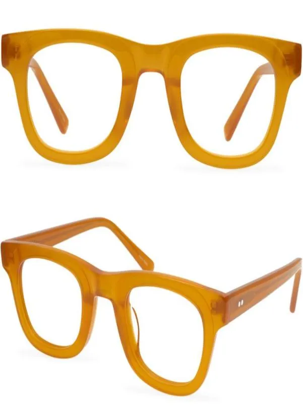 Marque lunettes cadre myopie lunettes optiques rétro lunettes de lecture pour lentilles de Prescription hommes femmes épais carré monture de lunettes 7280545