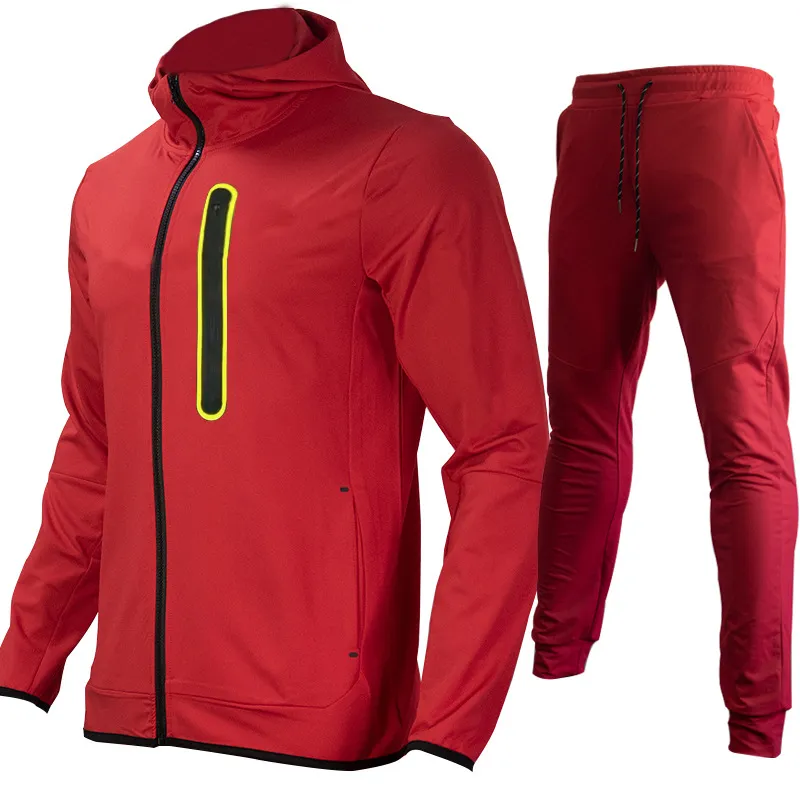nike joggers suit red