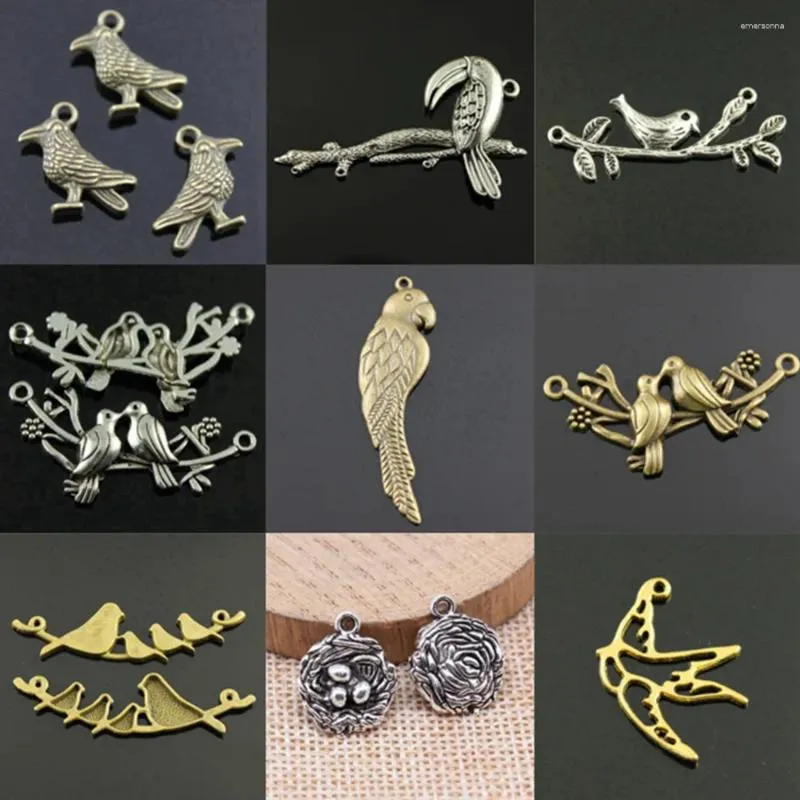 Charms Lot Vogel En Tak Hanger Sieraden Voor Mannen