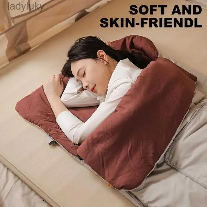 Sacos de dormir saco portátil ultra-leve folhas de viagem para adultos acampamento ao ar livre tenda cama quente bagl240112