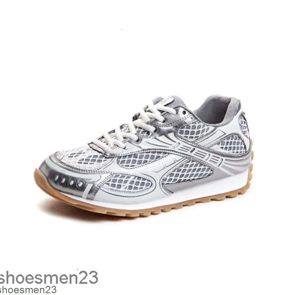 2024 Sapatos Botteega Venetas Mens Designer de Moda Mulheres Sneakers Netizen Mesmo Estilo Casual Prata Versátil Esportes Sneaker Nova Grade Orbit T1YHl