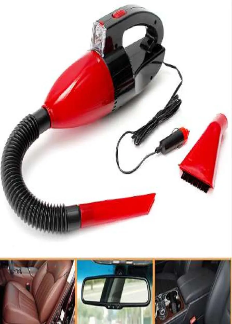 Aspirapolvere 12V per auto Auto Dry Wet Dust Dirt Tenuto in mano a mano Mini portatile rosso Aspirapolvere Apparecchio elettrico7209653