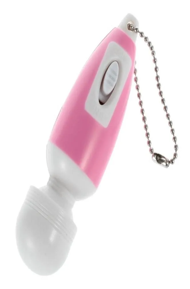 1 pc Mini vibrateur Vibe porte-clés poche baguette magique Massage Vibration mamelon stimulateur clitoris baguette magique masseur C181128016654285