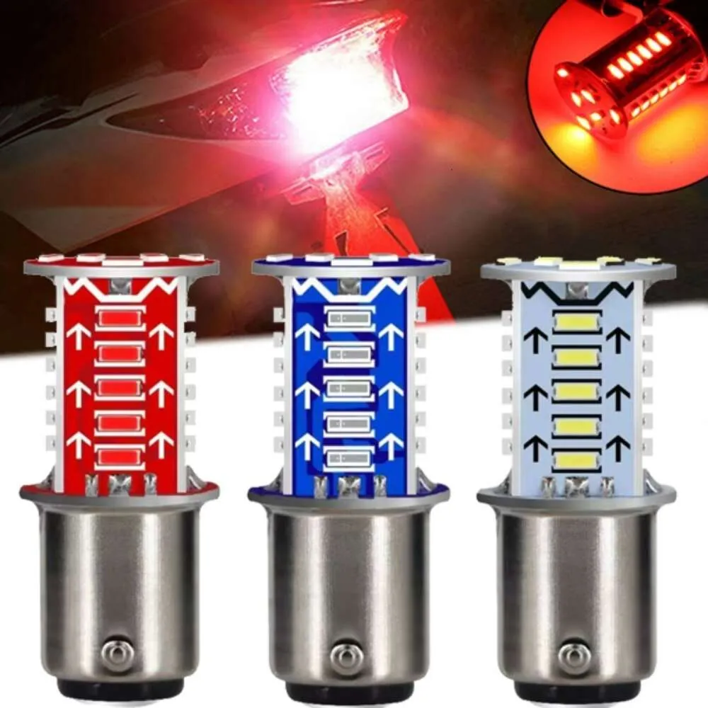 Universal 1157 LED Motorcycle Brake Light - 360° Car Signal Lamp, Super ...