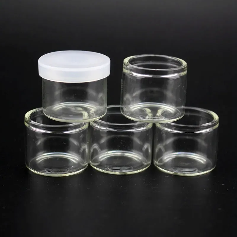 Food Grade 60g Non Stick Glass Bottle Concentrate Container 6ml Packaging Wax Dab Jar Thick Oil