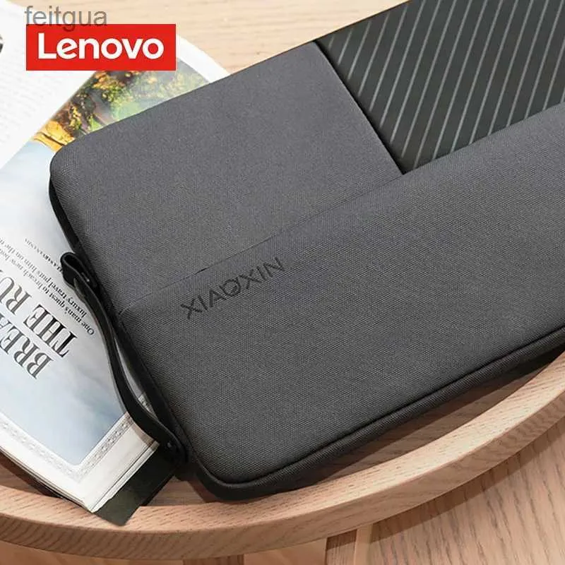 Laptop Cases Backpack Lenovo Xiaoxin Laptop Sleeve 14 16 Inch Slim Business Bag for Student Teacher of Office Workers High Quality Computer Handbag YQ240111