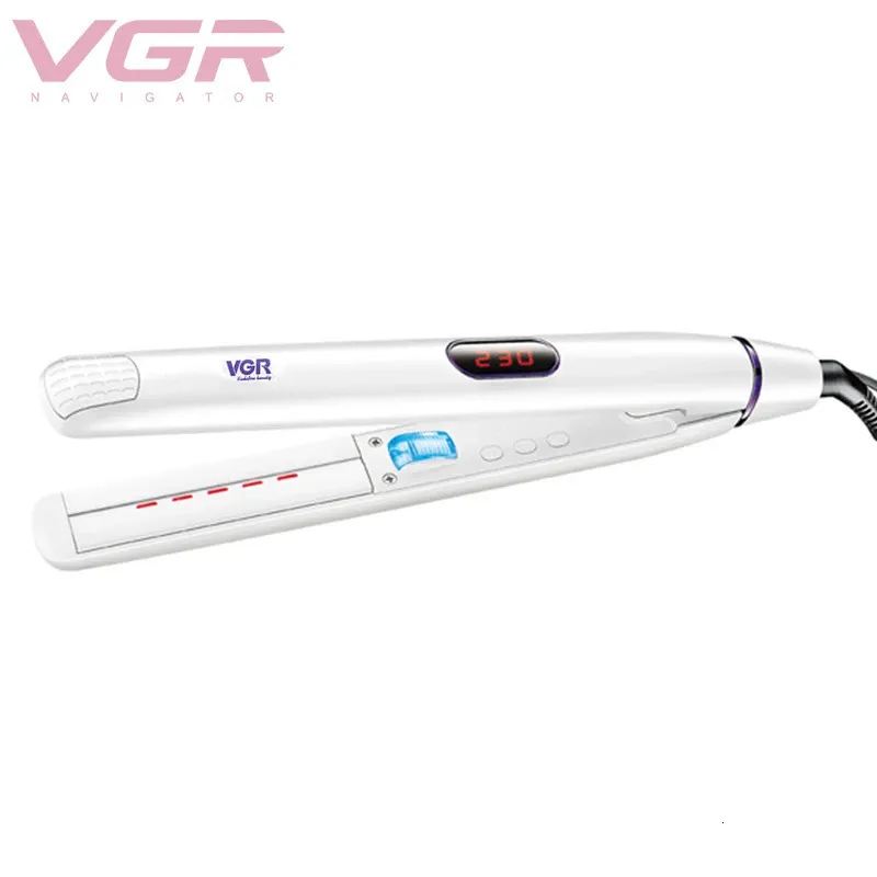 VGR 501 bigoudi double usage lisseur appareils de coiffure professionnels élément chauffant PTC fer ondulation affichage LED 240111