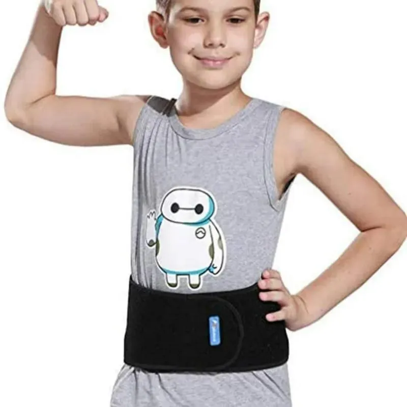 Coussinets Ceinture de taille pour enfants Support de soutien Abdominal Binder Bande de hernie pour enfants Taille Soulagement des douleurs de dos Danse Yoga Volley-ball Basket-ball