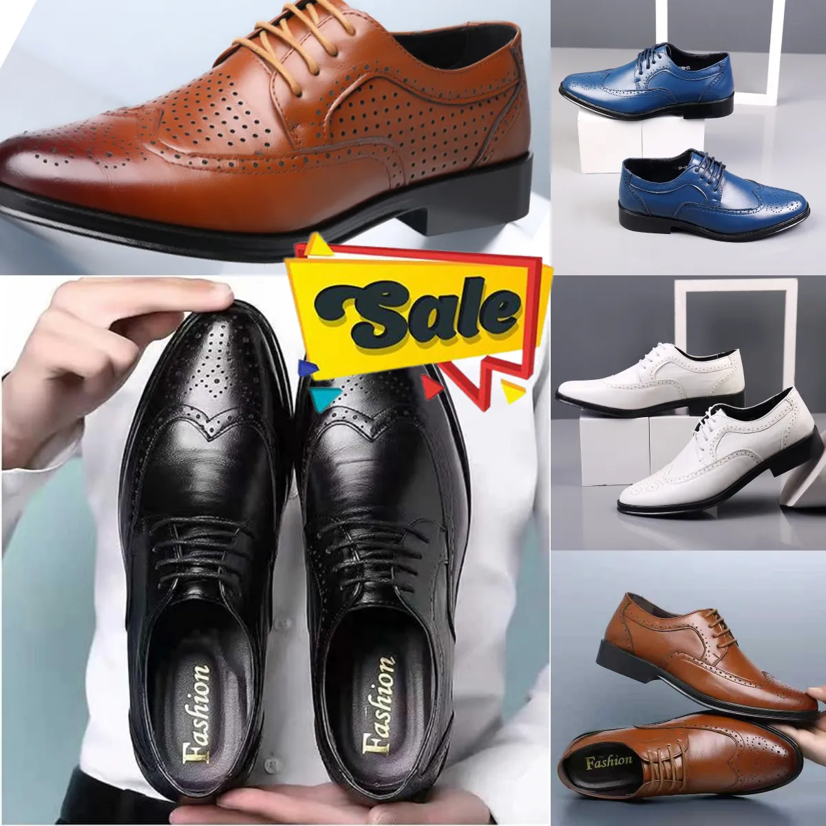 Hot Comfort Business Leather Shoes Men Formal Leather Men Shoes Simple Designer Loafers Shoes Men Flats Wedding Size38-47