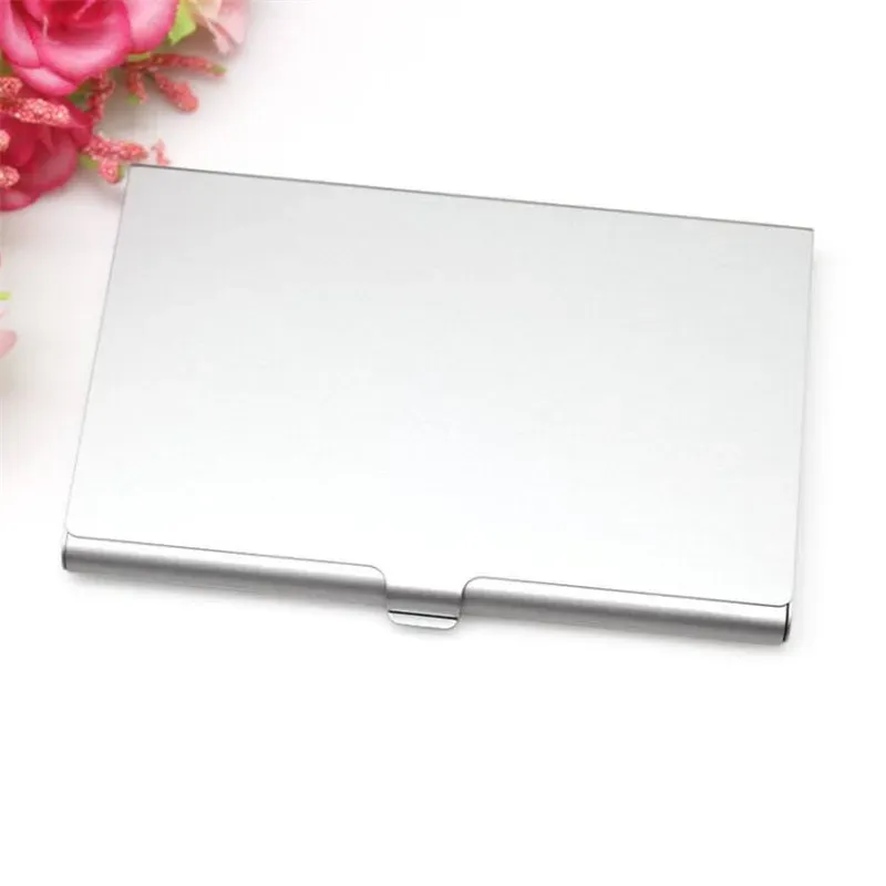 Aluminum Business Card Holder Card Case Business Wallet Cases for Men or Women Metal Slim Thin Card Holders
