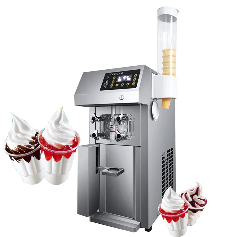 Fully automatic mini vertical fruit soft home electric kitchen ice cream machine for seven days without cleaning Intelligent sales