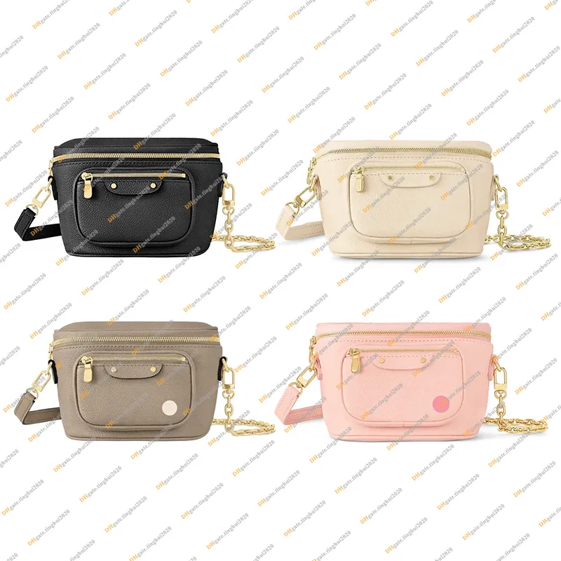 السيدات الأزياء غير الرسمية المصممة الفاخرة مصغرة Bumbag حقائب Crossbody الكتف حقيبة أعلى مرآة جودة M46917 M83275 M83219 M82208 M82347 M82335 حقيبة حقيبة