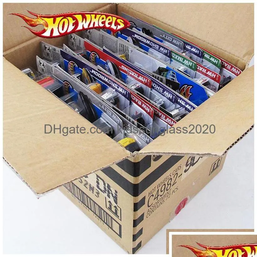 Diecast Model Cars 72st/Box Wheels Metal Mini Car Brinquedos Toy Kids Toys For Children Birthday 143 Gift Drop Delivery Gifts Dhtzk DHPHF