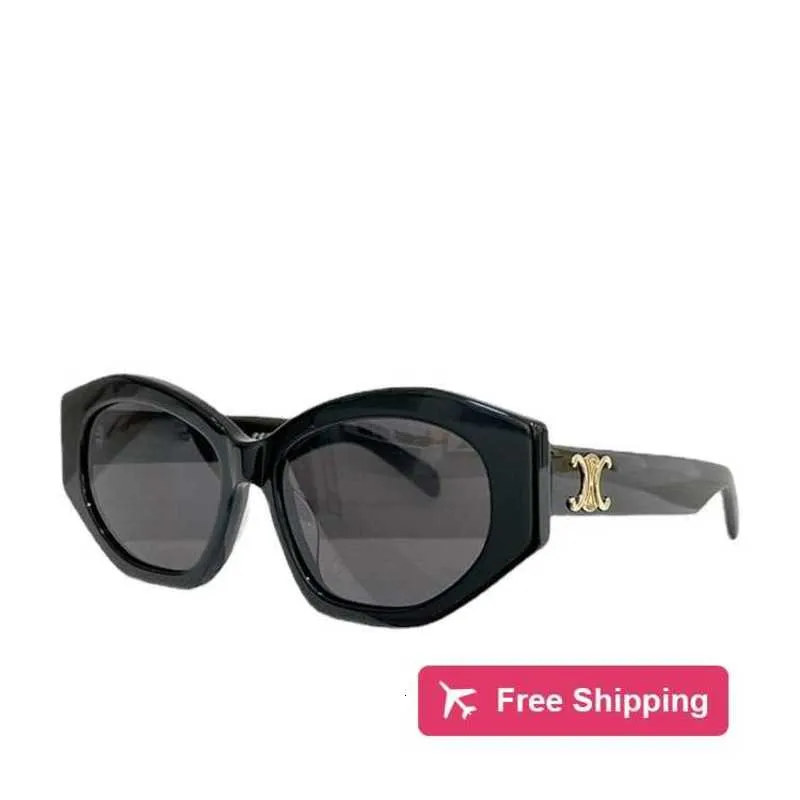 Designer Sunglasses C family triumphal arch polygonal cat's eye sunglasses for women's fashionable personality style ins matching sunglasses cl40238 ODH3