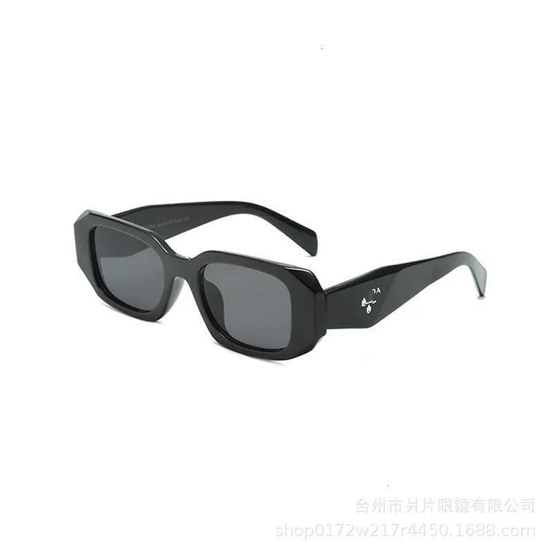 Óculos de sol de grife Novos óculos de sol de proteção solar poligonal da família P para mulheres com sentido avançado e óculos de sol de moda individualizados VBNS