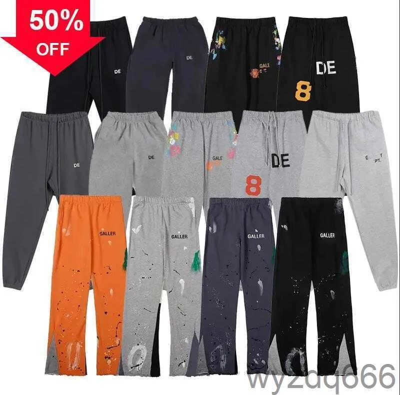 Männer Hosen Jogginghose Dept Gesprenkelt Brief Drucken Männer Frauen Paar Lose Vielseitig Casual Gerade Orange Grau Schwarzb3r0b3r0 B3r0q2o0 Q2o0q2o0 Q2o0