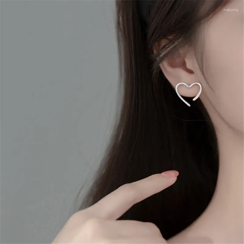 Stud Earrings Fashion Elegant LOVE Heart Shape Earring For Women Wedding Party Jewelry Eh1657