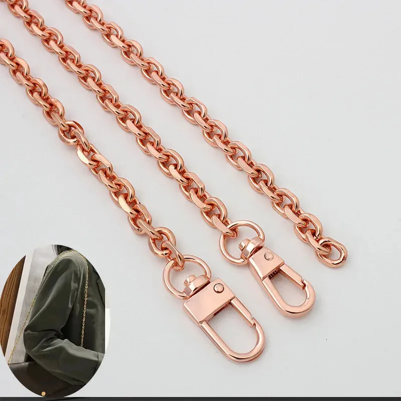 7Mm 7,5 mm Rose Gold O Shape Bag Strap afneembare vervanging portemonnee keten tas riemen riemen handvatten portemonnee hanger onderdelen 240110