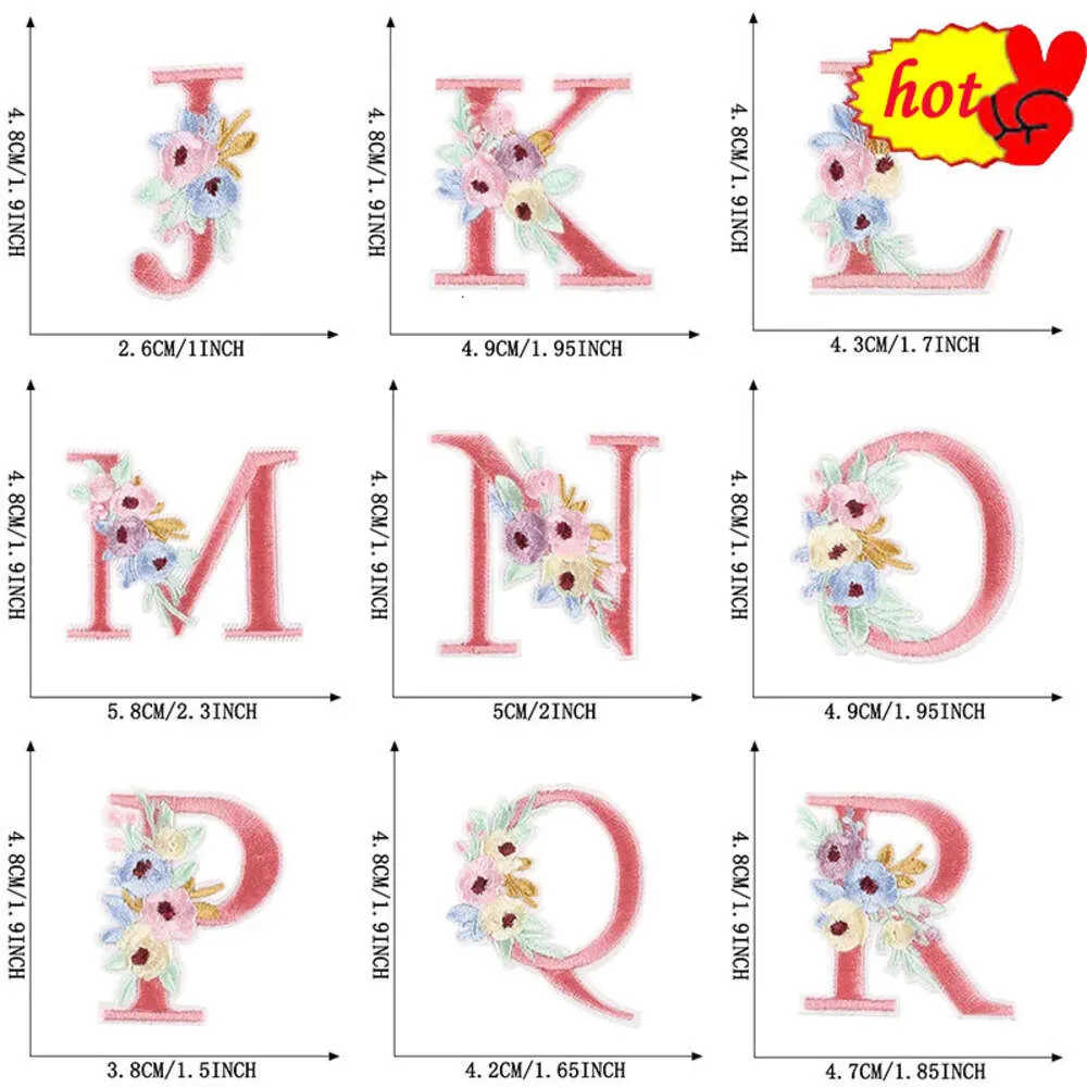 17 PZ FIORI TOPPE PATCH APPLICAZIONI MISURE DA 3 A 7 CM RICAMATE TERMOADESIVE