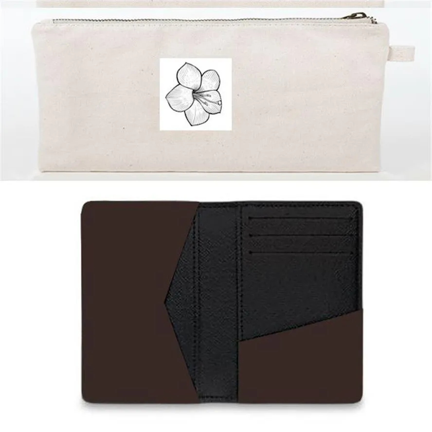 Bags Luggage & Accessories Brown Flower MO MACASS POCKET ORGANIZER M60111 COTTON WALLET NOT SOLD SEPARATELY Customer o206a