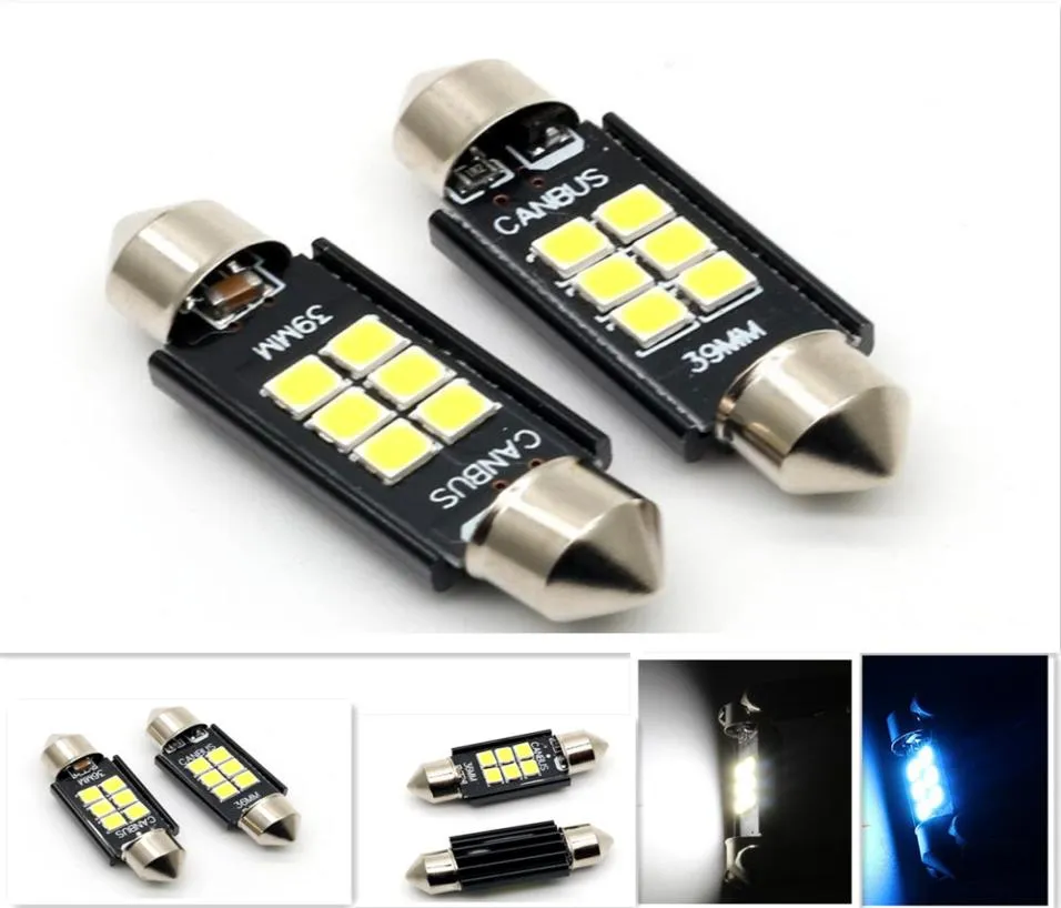 Nieuwe Collectie CANBUS 31mm 36mm 39mm 3528 6smd led auto gloeilamp lamp auto leeslamp7101807