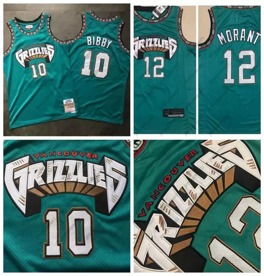 Винтажные мужские кроссовки Vancouver Grizzlies Бирюзовые 199899 Swingman, размер S2XL3691533