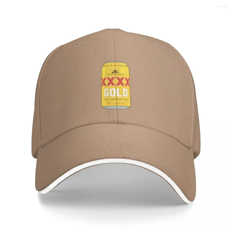 Ball Caps Handgezeichnete XXXX Gold Can Baseball Cap Tee Hüte Streetwear Süße Frauen Männer