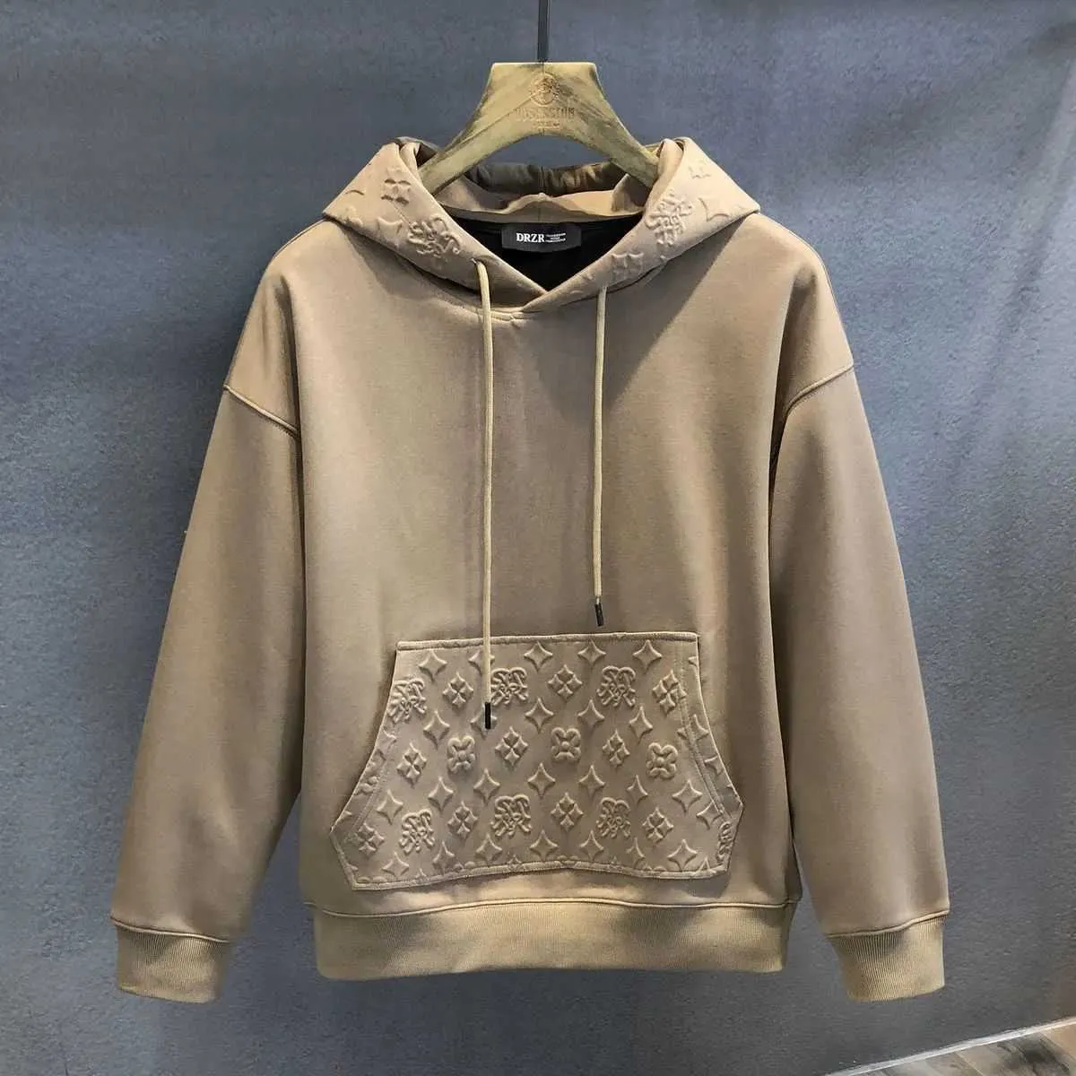 Heren Hoodies Sweatshirts Herfst Nieuwe Trui met Capuchon Mode Netwerk Rode High Street Print Lange Mouw Casual Grote Top