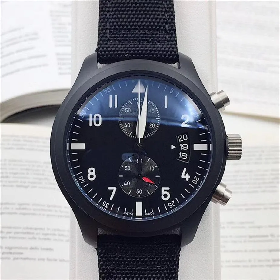 2019 Reloj de pulsera de lujo de alta calidad Big Pilot Midnight Blue Dial Reloj automático para hombre 44 MM Relojes para hombre 2967