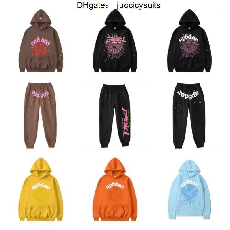 Sweats à capuche pour hommes Sweatshirts Sp5der Sweat à capuche Designer Vêtements Jumper Hommes Spider 555555 Sweat-shirt rose Veste à manches longues S5der Worl 4HVJ