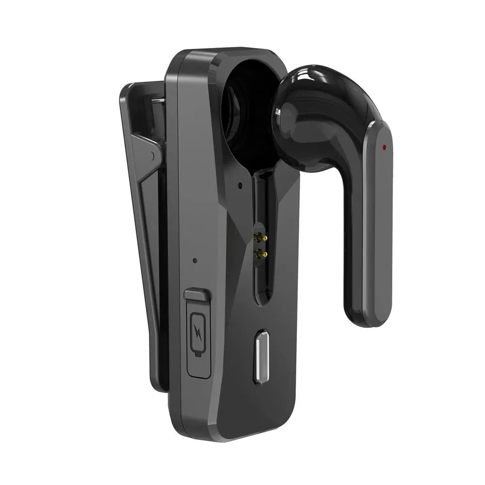 Hörlurar krage hörlurar för en örat bluetooth 5.1 trådlöst headset affär hörlurar med mic sport öronkrok lotus handfree för körning