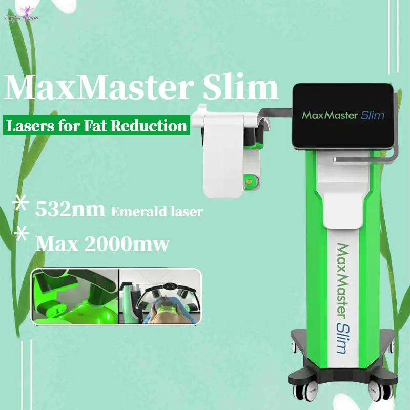 Высокая мощность MaxMaster Slim машина для липолиза Изумрудный лазер для уменьшения жира машина для подтяжки кожи оборудование для похудения