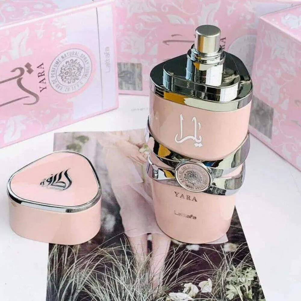 Profumo YARA 100ml di Lattafa Profumo a lunga durata per donna Profumo arabo di Dubai Spedizione veloce di alta qualità