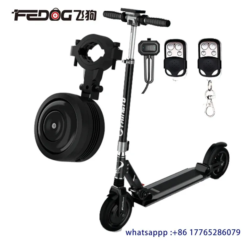 FEDOG F119 Scooter Bike Ebike Electric Horn Alarm Electric Usb Charge Super Loud Horn With Two Remote Controller Electrical Bel 240110