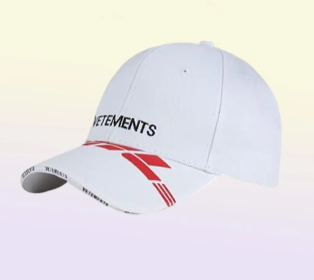 Vetements DHL Logo Baseball Caps 2020 mężczyzn Kobiety haftowe logo Wetents HATS Dobra jakość Summer VTM CAPS 3 Kolory VTM HAT2675575