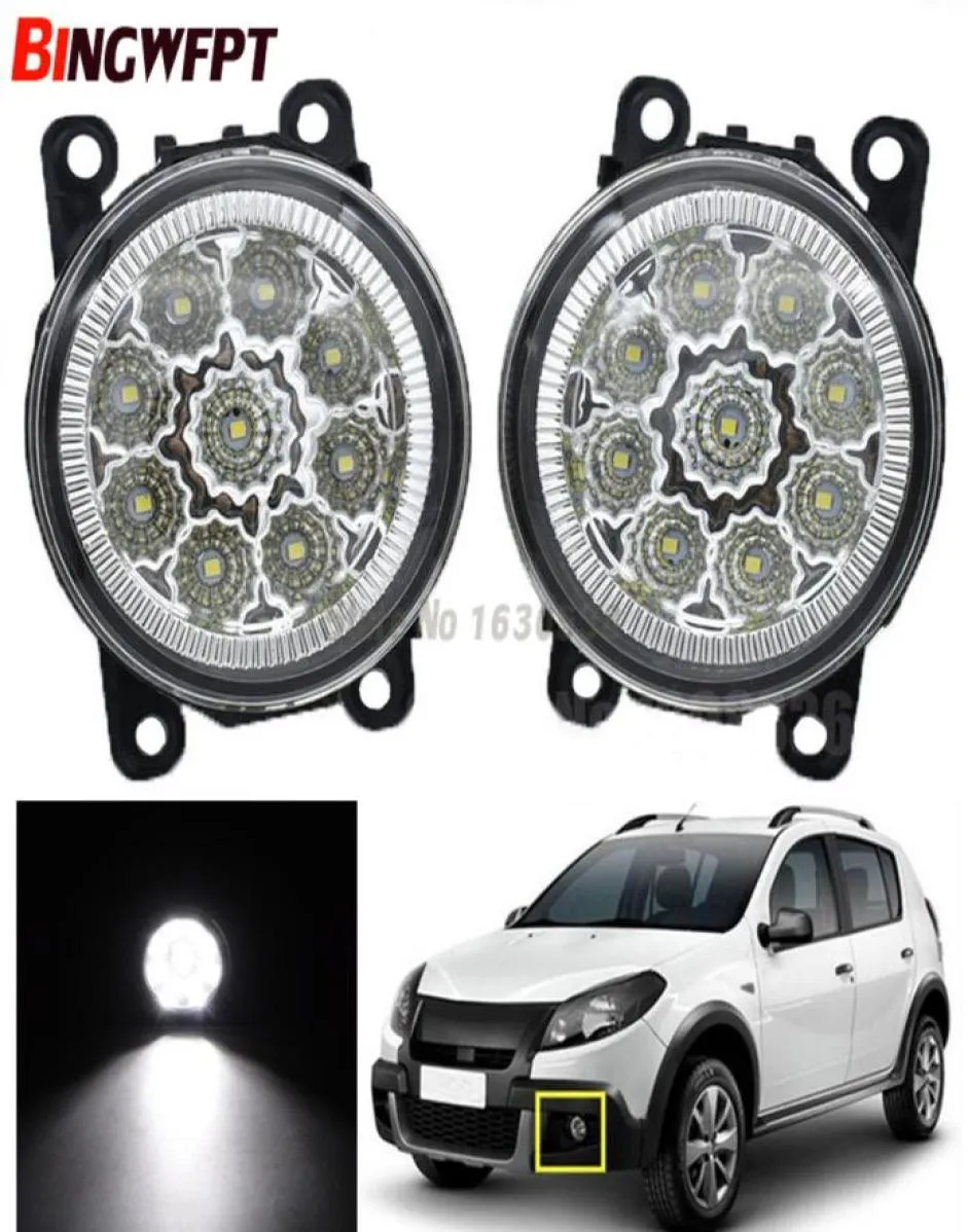 2x Auto Styling High Power LED Nebel Lampen DRL Lichter Für Renault MEGANE 23CC Fluence Koleos SANDERO STEPWAY Halogen lamp5072218