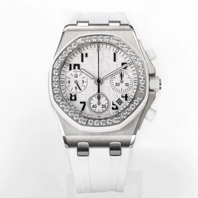 Womans Automatic Watches 7750 Mechanical Watch 37mm الياقوت المقاوم للماء أزياء الأزياء ساعة الرسغ