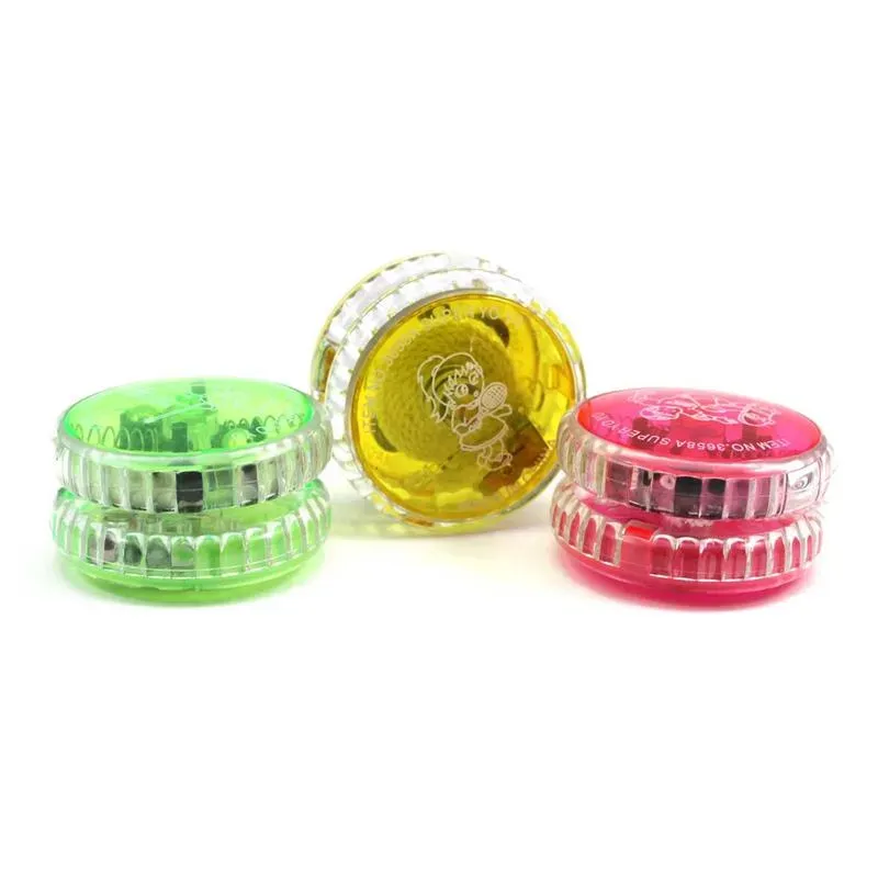 High Speed YoYo Ball Luminous LED Flashing Yo Yo Children Clutch Mechanism Yo-Yo Toys for Kids Party Entertainment
