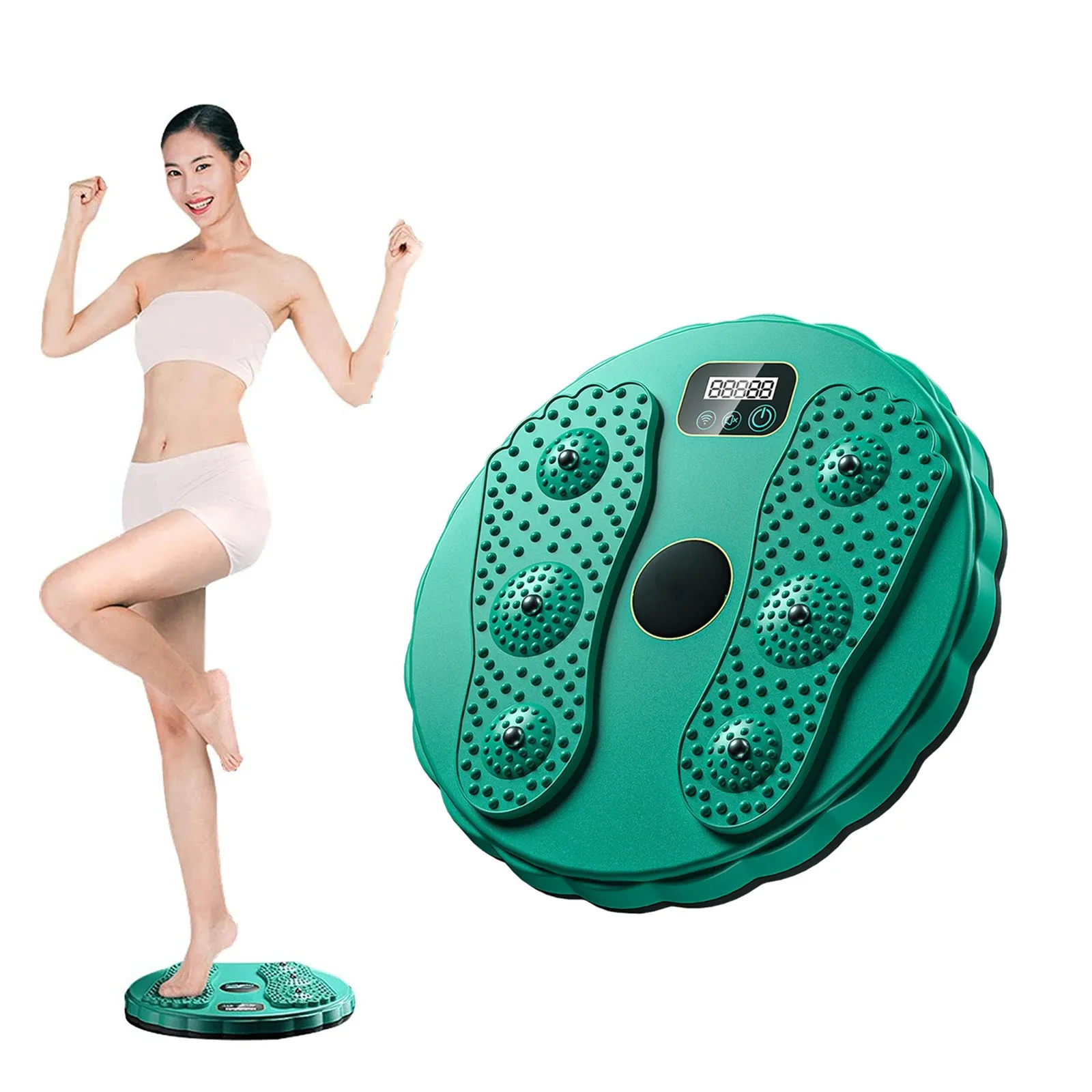 Taille Twisting Disc Balance Board Fitnessgeräte für den Heimkörper Aerobic Rotierende Sportarten Magnetische Massageplatte Übung Wackeln 240111