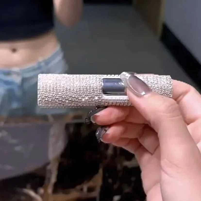 Unique Lighters Crystal Cylinder Press Lighter With... From Hebe927, $16.61 