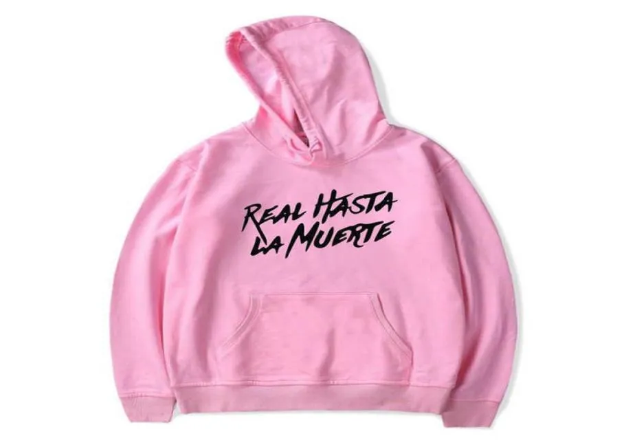 Anuel AA Álbum Real Hasta La Muerte Sudaderas Con Capucha Hombres Mujeres Hip Hop Sudadera Con