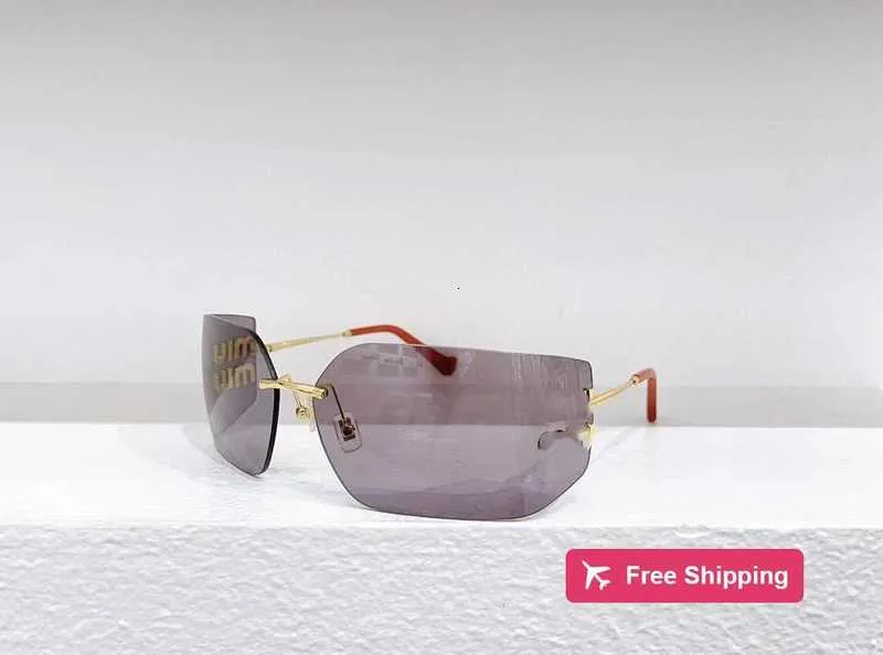 Óculos de sol de grife MIU Family SMU54Y, óculos de sol da família Miao, óculos à prova de vento estilo estrela, bloco UV elegante, moldura grande Sun JKZ5